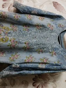 Designer Kurta Duppatta With Moti Work