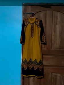 Pakistani style Straight Handwork Kurtas Women