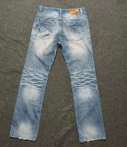 Goes Club 'Y2K Whiskered' Jeans (Light Blue Heavy)