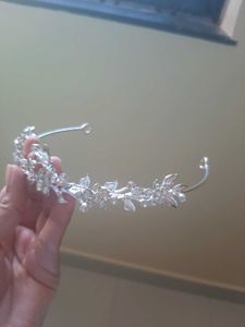 Elegant Silver Bridal Tiara