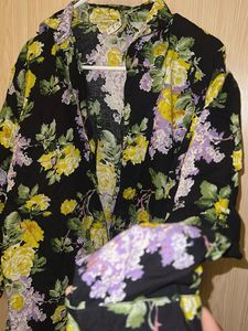 Floral Print T Shirt