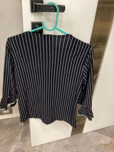 Striped 3/4 Sleeve Top
