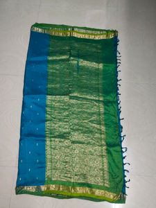 Pure Kanchi Pattu Saree 💙💚