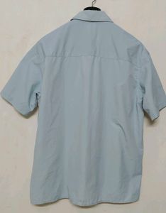 Men's Light Blue Short Sleeve Shirt