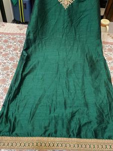 Elegant Green Embroidered Kurta