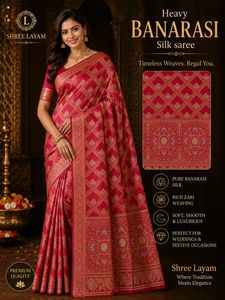 Heavy Banarasi Silk Saree