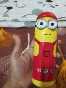 Pack Of 3 Multicolor Minions With 12 Sketch Pens
