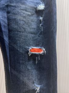 Stylish Ripped Blue Jeans