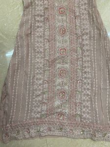 Onion pink kurti with dupatta