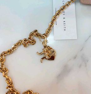 Charles &amp; Keith Quilted Chain with charm 🤍