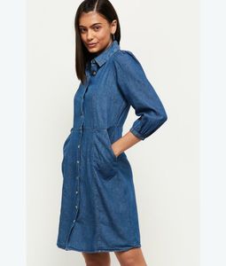 Denim Shirt Dress