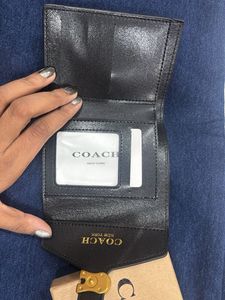 Coach Signature Canvas Wallet