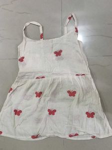 Cute Butterfly Print Dress