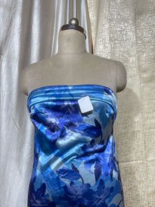Stunning Blue Floral Maxi Dress