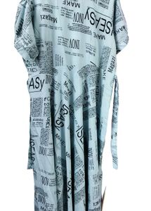 Women's Maxi Dress Sky Blue Colour (2xl)