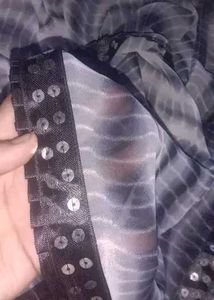 Zebra Saree Floral Print