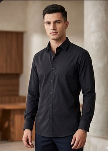 Classic solid Black premium cotton Shirt