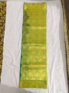 Green &amp; Yellow Silk Saree