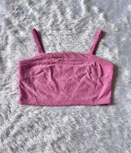 ❗️Sale❗️Pinterest Pink Tokyo Talkies Crop Top