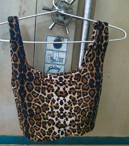 Leopard Print Crop Top