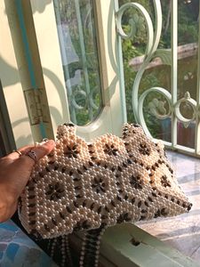Stylish Trendy Handmade Beaded Sling Bag