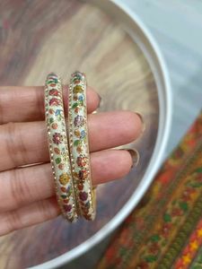 donation...Beautiful Floral Bangles