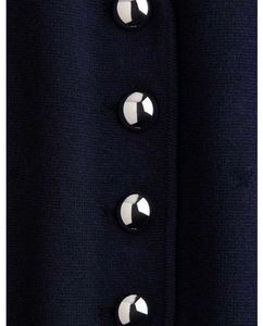 Navy Button-Down Vest