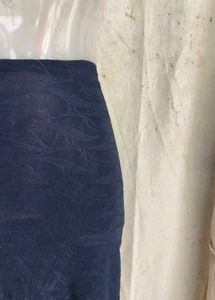 Stylish Navy Blue Lace Skirt