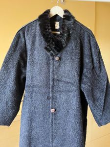 Stylish Wool Blend Overcoat