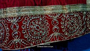 Net Saree Embroider