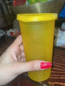 Yellow Plastic Container