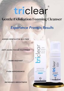 Triclear Gentle Exfoliating Foaming Cleanser