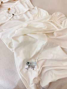 Chic White Ruched Bodycon Dress