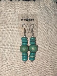 Boho Beaded Drop Earrings