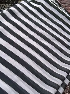 Chic Striped Saree