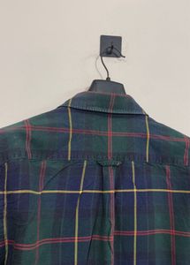 Men's Plaid Button-Up Shirt