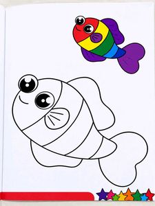 kids colouring activity book for children
