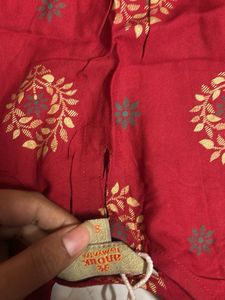Red Anouk Anarkali