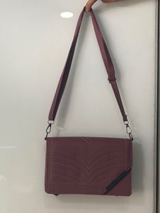 Stylish Mauve Crossbody Bag