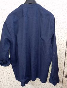 Max Stylish Men's Navy Blue Kurta