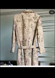 Vintage floral tapestry Shimmer overcoat.