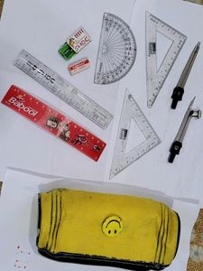 instruments.mathematical Set & Pouch 👝