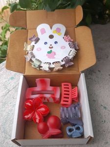 Cute Hair Claw Clips Set