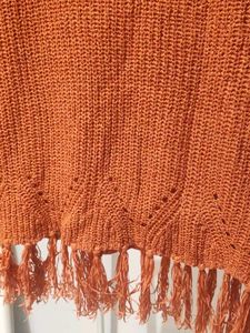 Knit Boho Top with Tassels