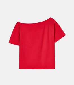 Chic Red Leopard Print Off-Shoulder Top