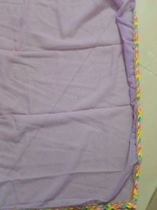 Lavender Colour Sari