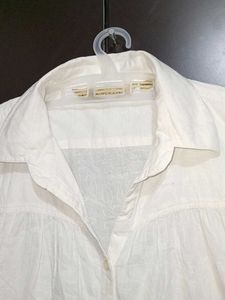 Floral White Shirt Formal
