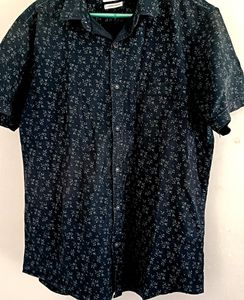 Men Half Sleeves Branded Shirt