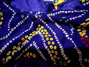 Bandhani Blouse Blue