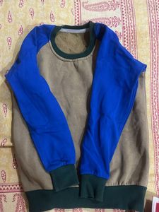 Color Block Crewneck Sweatshirt